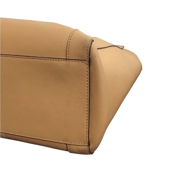 Rebecca Minkoff Monroe Leather Tote Color Biscuit - Picture 6 of 16